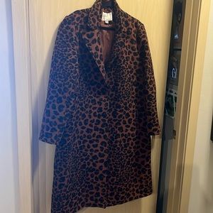 Cheetah Print Coat